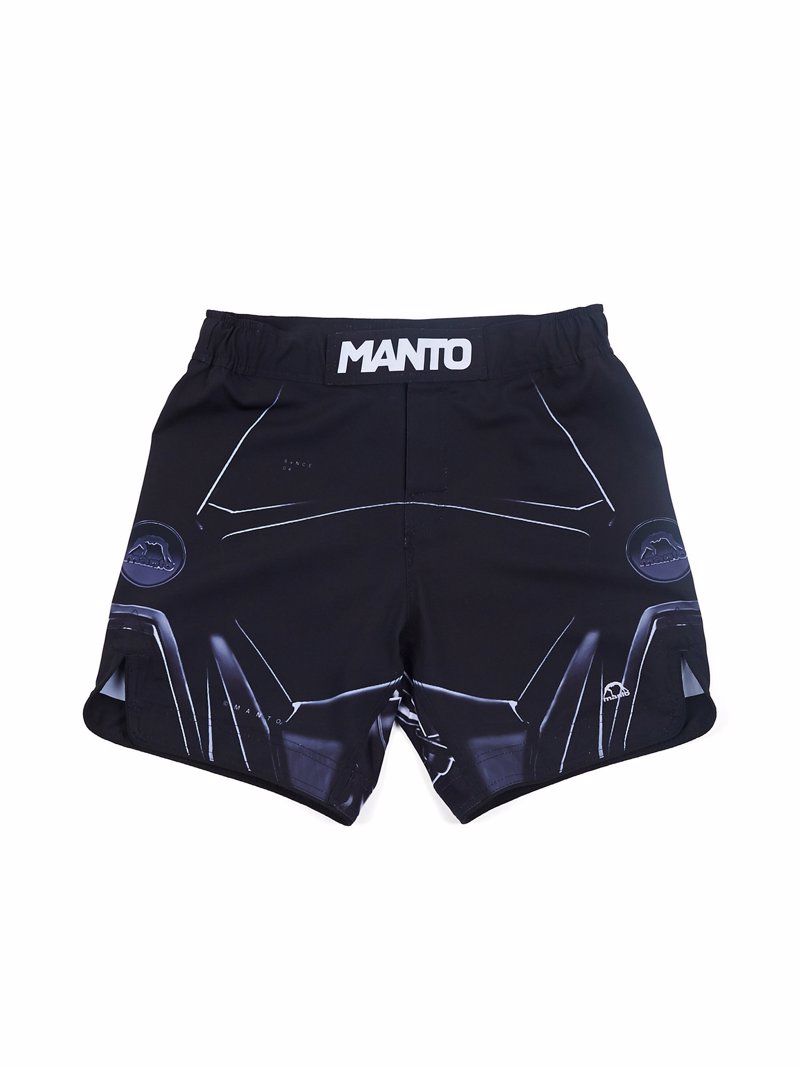 MANTO MACHINE FIGHT SHORTS-black